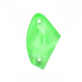 Varrható kő AB és Neon színekben méret: 19x12mm - VERDE FLUO